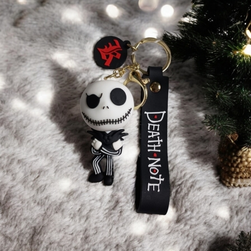 NEW Nightmare Before‎ Christmas Jack Skellington Death Note Keychain